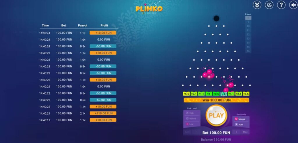 Plinko casino